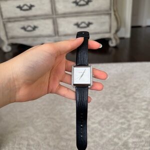 Michael Kors Lake Pave Silver-tone
Embossed Leather Band Women's Watch
MK2583